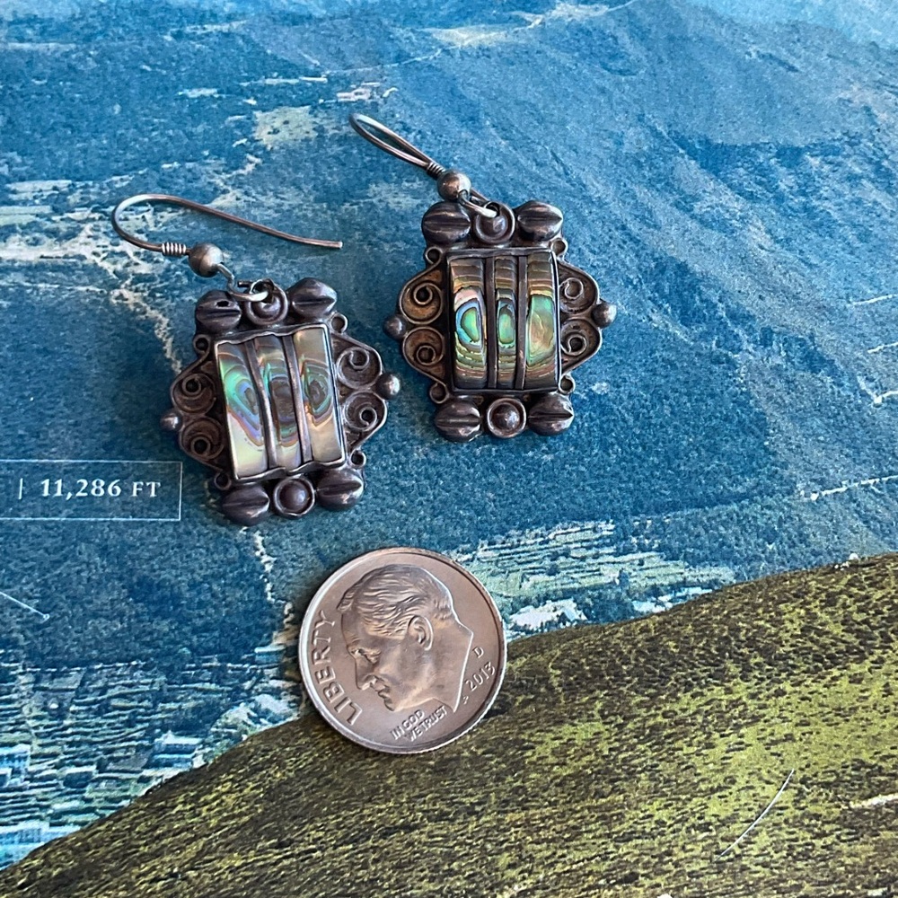 Elegant Abalone Shell NATIVE MADE Earrings